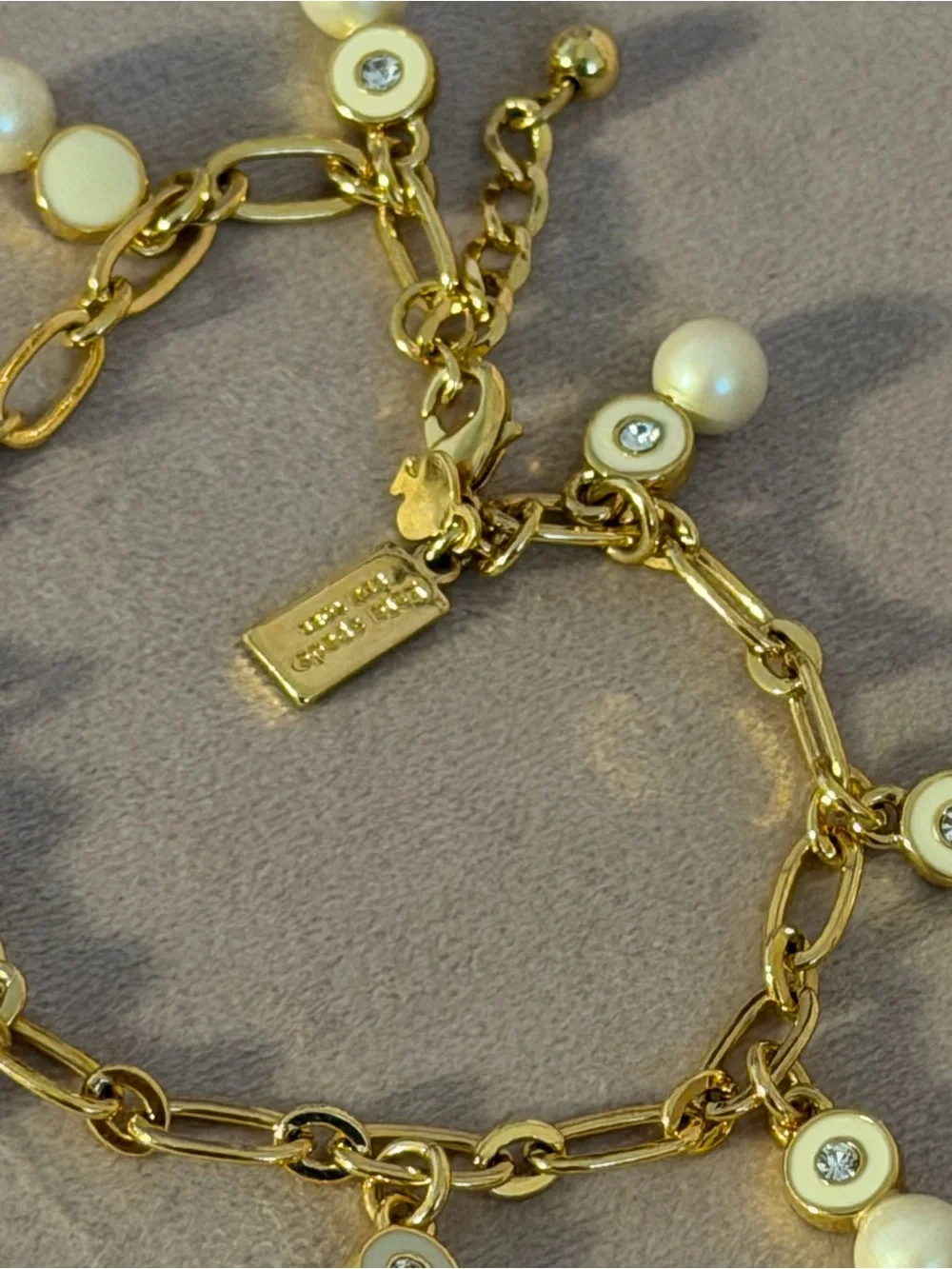 Kate Spade Pearly Delight Charm Bracelet